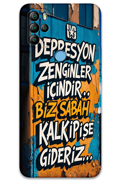 MRCİLETİSİM غطاء خلفي من جينرال موبايل GM 21 Pro بنمط HD مطبوع -