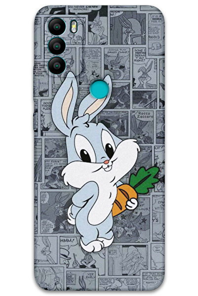 MRCİLETİSİM غطاء خلفي من جينرال موبايل GM 21 Plus بنمط HD مطبوع - BugsBunny 1