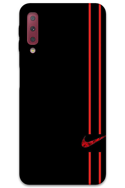 MRCİLETİSİM غطاء خلفي لهاتف سامسونج جالاكسي A7 2018 بنمط HD مطبوع - Nke