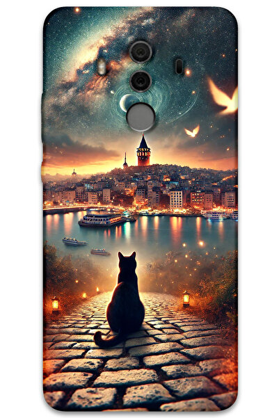 MRCİLETİSİM غطاء خلفي لهاتف هواوي ميت 10 برو بنمط HD مطبوع - كاتي جالاتا