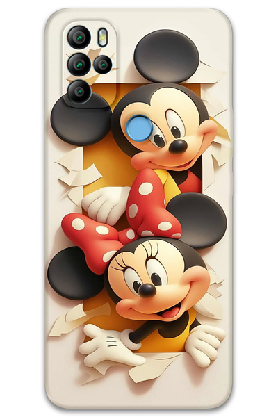 MRCİLETİSİM غطاء خلفي من جينرال موبايل GM 21 Pro Pattern مطبوع - ميكي 2