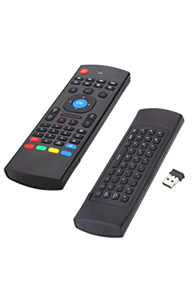 fujistar Wireless Smart Remote with Air Mouse and QWERTY Keyboard 2.4GHz