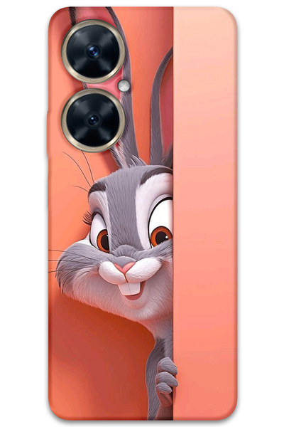 MRCİLETİSİM غطاء خلفي لهاتف هواوي نوفا 11i بنمط HD مطبوع - BugsBunny 2