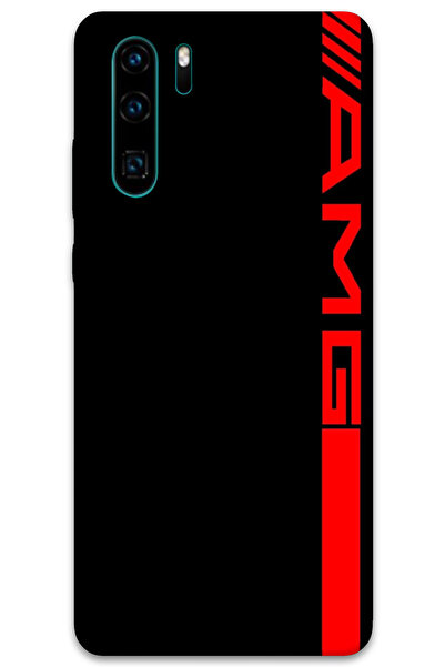 MRCİLETİSİM غطاء خلفي لهاتف هواوي P30 برو بنمط HD مطبوع - AMG