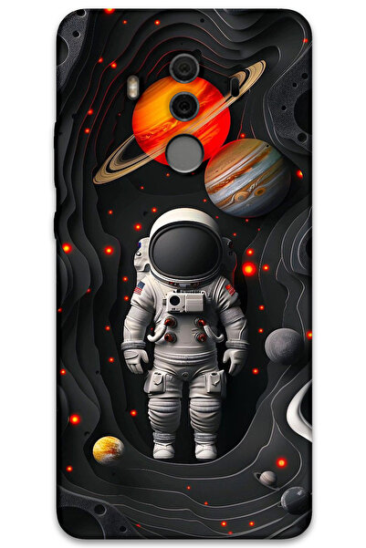 MRCİLETİSİM غطاء خلفي لهاتف هواوي ميت 10 برو بنمط HD مطبوع - كواكب رواد الفضاء
