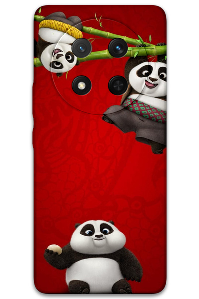 MRCİLETİSİM غطاء خلفي لهاتف هواوي هونور ماجيك 7 لايت بنمط HD مطبوع - باندا