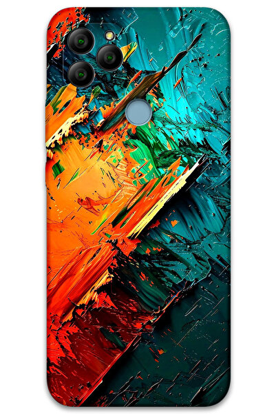 MRCİLETİSİM غطاء خلفي من جينرال موبايل GM 21 بنمط HD مطبوع - كريستال