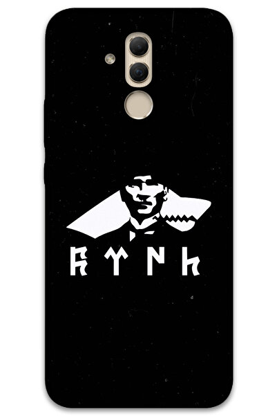 MRCİLETİSİM غطاء خلفي لهاتف هواوي ميت 20 لايت بنمط HD مطبوع - أتاتورك وولف