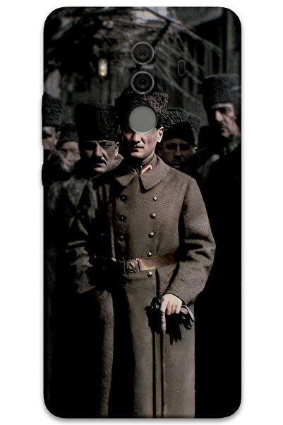 MRCİLETİSİM غطاء خلفي لهاتف هواوي ميت 10 برو بنمط HD مطبوع - أتاتورك كالباك