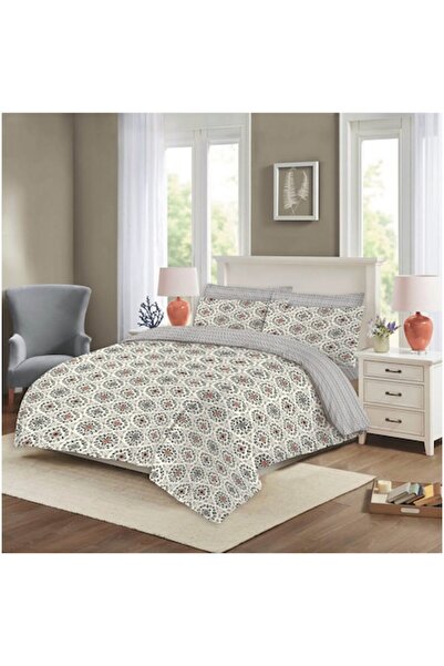 Kring Kring bed linen, 2 persons, 100% cotton, 132 TC, floral print, bed sheet 200 x 220 cm, c