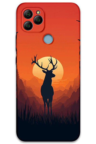 MRCİLETİSİM غطاء خلفي من جينرال موبايل GM 21 بنمط HD مطبوع - غزال