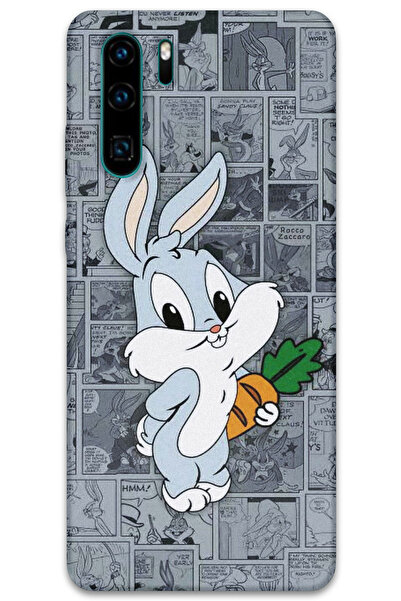 MRCİLETİSİM غطاء خلفي لهاتف هواوي P30 Pro بنمط HD مطبوع - BugsBunny 1