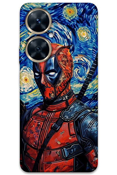 MRCİLETİSİM غطاء خلفي لهاتف هواوي نوفا 11i بنمط HD مطبوع - ديدبول