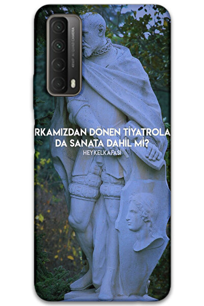 MRCİLETİSİM غطاء خلفي لهاتف هواوي بي سمارت 2021 بنمط HD مطبوع - مسرح دوار