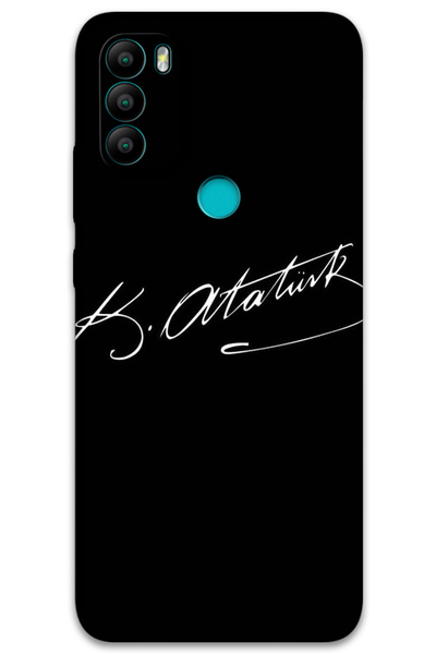 MRCİLETİSİM غطاء خلفي من جينرال موبايل GM 21 Plus بنمط HD مطبوع - توقيع أتاتورك