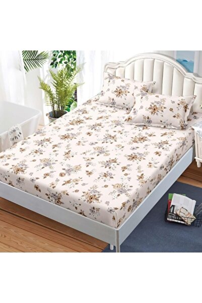 CumparaMisim Fitted Sheet, Satin Cotton, 180x200 cm + 2 Pillowcases 50x70 cm