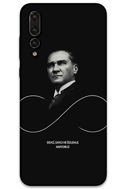 MRCİLETİSİM غطاء خلفي لهاتف هواوي P20 Pro بنمط HD مطبوع - أتاتورك إنفينيتي