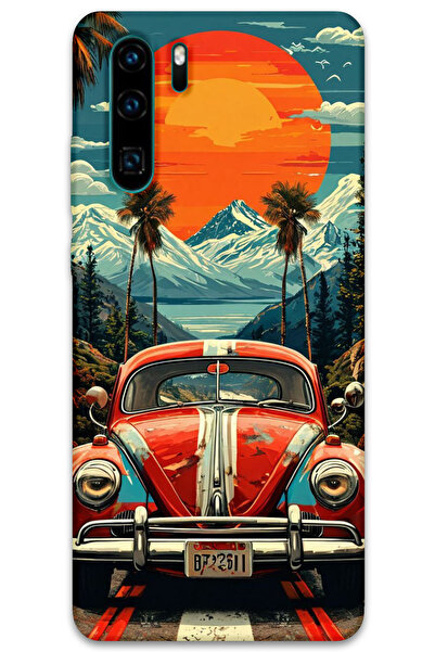 MRCİLETİSİM غطاء خلفي لهاتف هواوي P30 برو بنمط HD مطبوع - Vosvos Ay