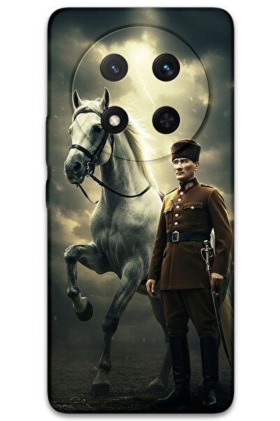 MRCİLETİSİM غطاء خلفي لهاتف هواوي هونور ماجيك 7 لايت بنمط HD مطبوع - أتاتورك ...