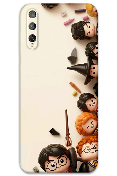 MRCİLETİSİM غطاء خلفي متوافق مع هاتف Huawei P Smart S / Y8P بنمط HD مطبوع - ه...