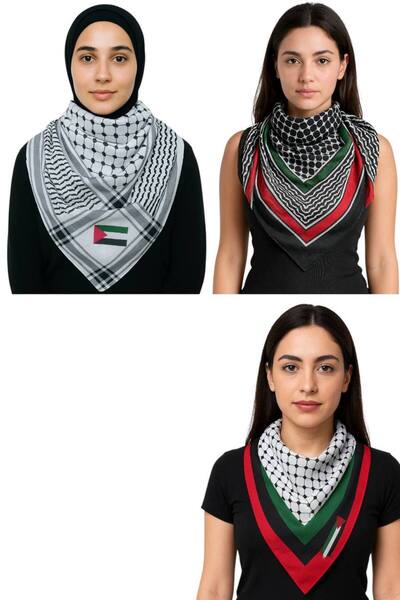 ALDAIYR 3 Pieces of 100/100 Santa Palestine Flag