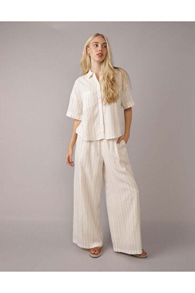 AMERICAN EAGLE AE Linen-Blend Pull-On Pant