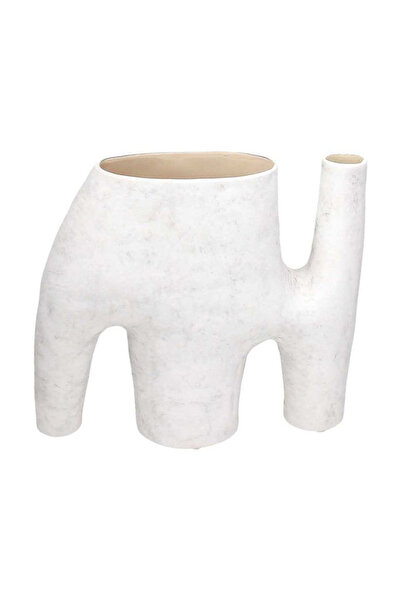 Andrea Fontebasso White Elephant Vase 31x11 H29