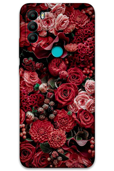 MRCİLETİSİM غطاء خلفي من جينرال موبايل GM 21 Plus بنمط HD مطبوع - ورود