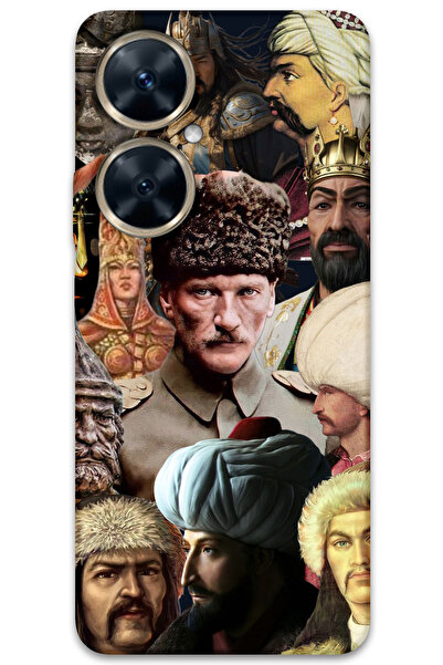 MRCİLETİSİM غطاء خلفي لهاتف هواوي نوفا 11i بنمط HD مطبوع - كبير التركين