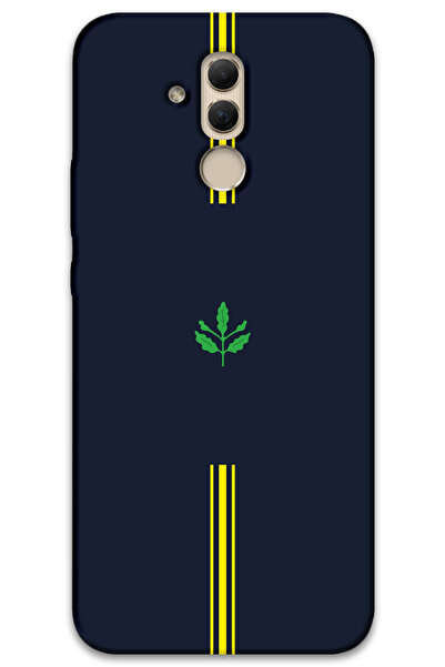 MRCİLETİSİM غطاء خلفي لهاتف هواوي ميت 20 لايت بنمط HD مطبوع - أصفر كحلي