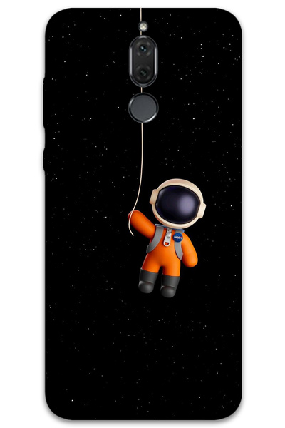 MRCİLETİSİM غطاء خلفي لهاتف هواوي ميت 10 لايت بنمط HD مطبوع - رائد الفضاء