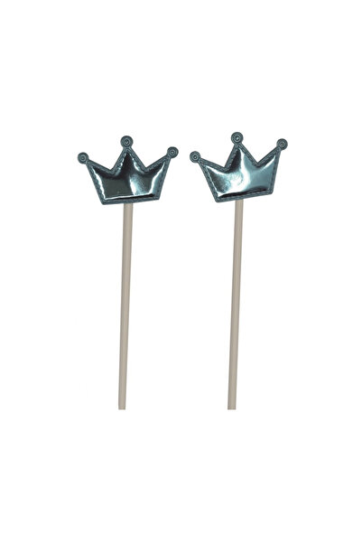 Mirific Party Blue topper set, 12 cm, crown