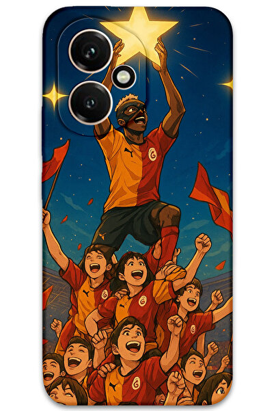 MRCİLETİSİM Huawei Honor 400 Kılıf HD Desen Baskılı Arka Kapak - Osimhen