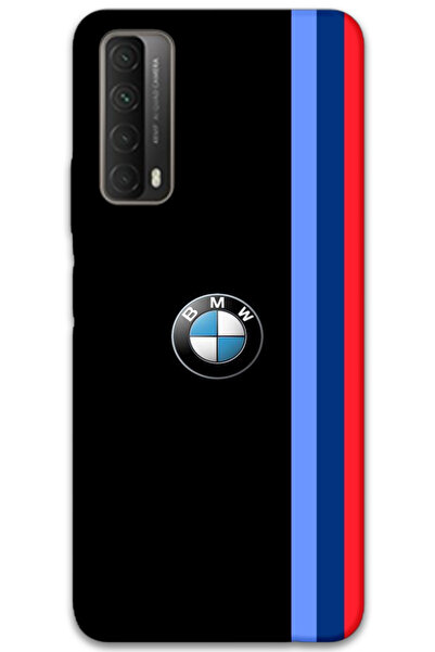 MRCİLETİSİM غطاء خلفي لهاتف هواوي بي سمارت 2021 بنمط HD مطبوع - ثلاثة خطوط سوداء