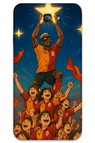 MRCİLETİSİM غطاء خلفي لهاتف سامسونج جالاكسي J7 برايم HD Pattern مطبوع - Osimhen