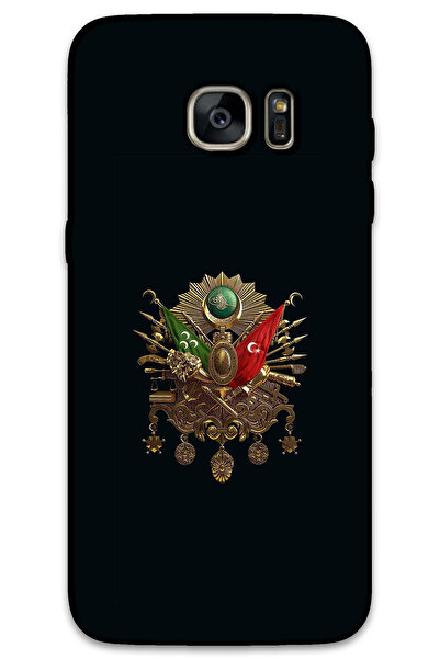 MRCİLETİSİM غطاء خلفي لهاتف سامسونج جالاكسي S7 إيدج بنمط HD مطبوع - توجرا