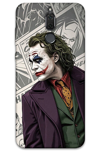 MRCİLETİSİM غطاء خلفي لهاتف هواوي ميت 10 لايت بنمط HD مطبوع - جوكر