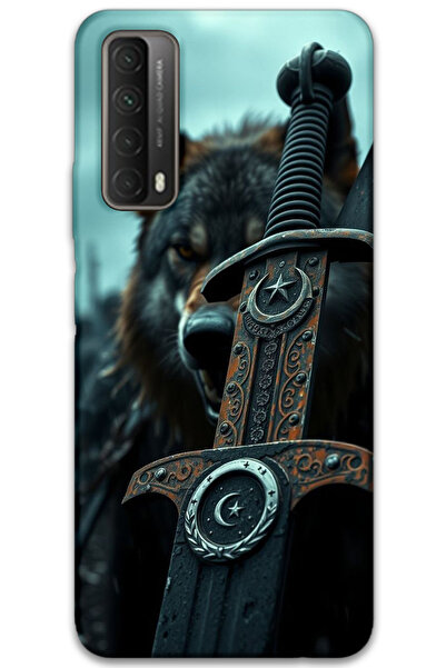 MRCİLETİSİM غطاء خلفي لهاتف هواوي P Smart 2021 بنمط HD مطبوع - متوافق مع سيف ...