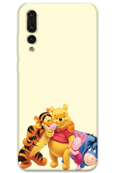 MRCİLETİSİM غطاء خلفي لهاتف هواوي P20 Pro بنمط HD مطبوع - ويني ذا بوه 3