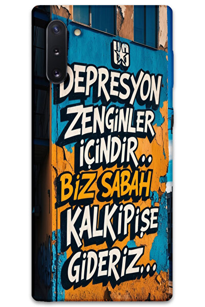 MRCİLETİSİM غطاء خلفي لهاتف سامسونج جالاكسي نوت 10 بنمط HD مطبوع -