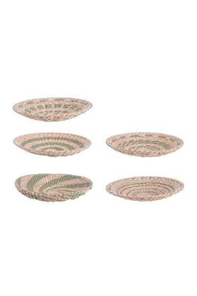 Bizzotto Woven platter Ø40 cm green-beige