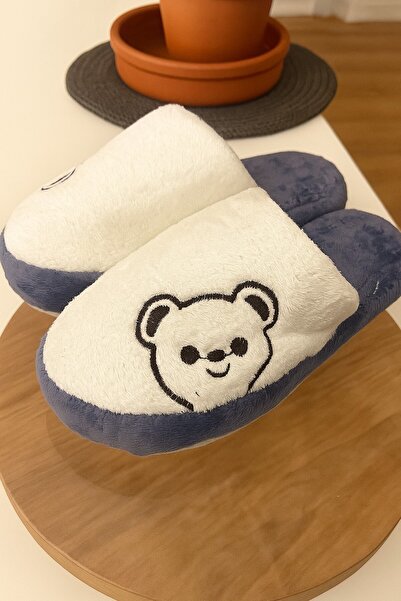 Moda Frato Momo Teddy Bear Women's House Slippers Daily Comfortable Winter Slippers