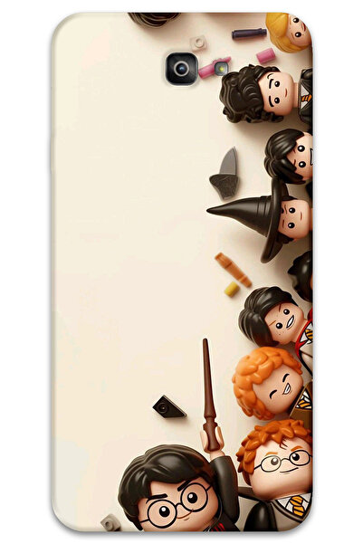 MRCİLETİSİM Samsung Galaxy J7 Prime Uyumlu Kılıf HD Desen Baskılı Arka Kapak - HarryPotter