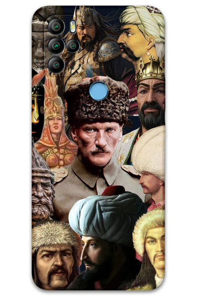 MRCİLETİSİM General Mobile Gm 21 Pro Case Hd Pattern Printed Back Cover - Big Turks