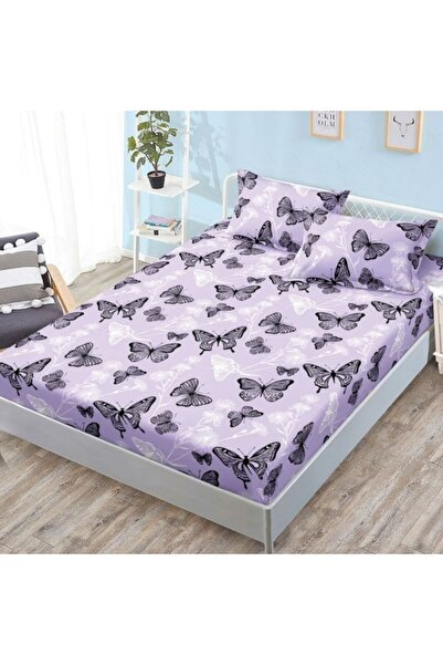 CumparaMisim Fitted Sheet, Satin Cotton, 180x200 cm + 2 Pillowcases 50x70 cm