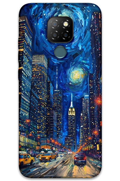 MRCİLETİSİM غطاء خلفي من جنرال موبايل GM 20 Case HD Pattern مطبوع - شارع الفن