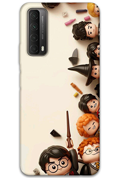 MRCİLETİSİM غطاء خلفي متوافق مع هاتف Huawei P Smart 2021 بنمط HD مطبوع - هاري...