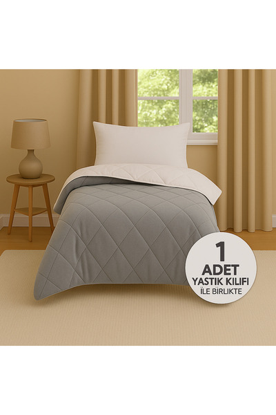 SHome Преміум двосторонній ковдра Welsoft & бавовна 155x215 см – наповнена чи...