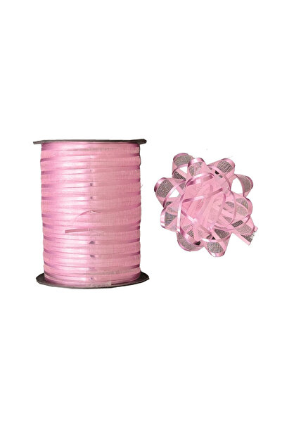 Mirific Party Set de 4 fundițe decorative și panglică 100 cm, roz