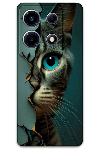 MRCİLETİSİM غطاء خلفي لهاتف انفينيكس نوت 30 في اي بي اتش دي نمط بي مطبوع - ال...